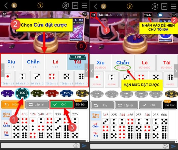 Hướng dẫn cách chơi tài xỉu Ku casino với tỷ lệ thắng cao Hướng dẫn đặt cược tại trò chơi tài xỉu