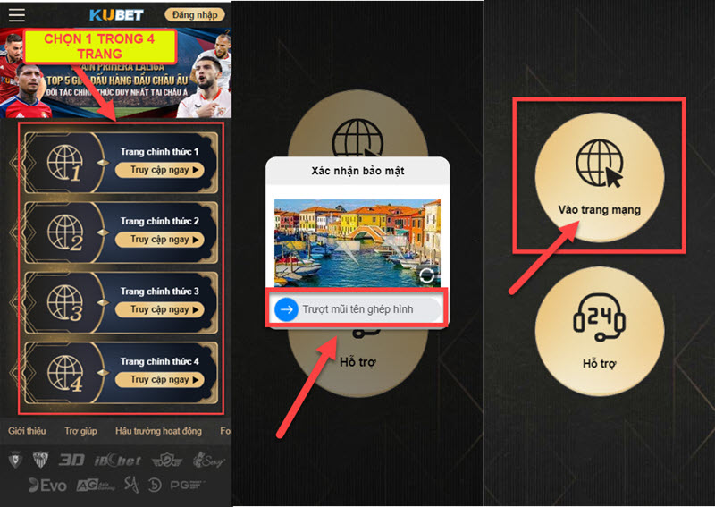 Hướng dẫn vào trang KU Casino
